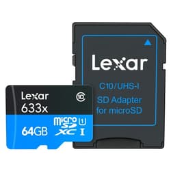 Lexar High-Performance 633x LSDMI64GBBNL633 64GB