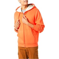Amazon Essentials Men's Sherpa-Lined Full-Zip Fleece Hoodie