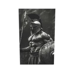 Generic Spartan Warrior Poster Spartan Warrior Greek Mythology Room Aesthetics1 Canvas Art Poster And Wall Art Picture Print Modern Family Bedroom Decor Posters 08x12inch(20x30cm)