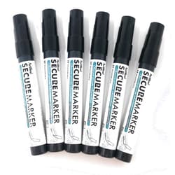 IMPRINT360 Secure Marker Redacting Pen, (6-Markers) Perfect for Blacking out Private Information (