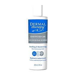 Dermal Therapy Sensitive Skin Lotion - Calming, Non-Irritating Lotion with 15% Allantoin, 10% Shea Butter, Vitamin E - Soothing Relief for Dry, Itchy, Eczema-Prone Skin - 8 fl oz / 240 ml