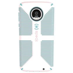 Speck Products Candyshell Grip Cell Phone Case for Moto Z Play, Quartz Pink/River Blue, 85756-C085