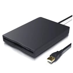 YEY USB Floppy Drive,Floppy Disk Reader 3.5-inch External Portable 1.44 MB FDD for Windows XP/7/8/10/11 PC Laptop Plug and Play No Extra Drivers– Black