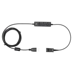 VoiceJoy USB Adapter Compatible with Any Plantronics or VoiceJoy Wired Headset with a QD and Includes Volume Control and Mute Functionality (Connect Headset to PC, Laptop and Softphones)