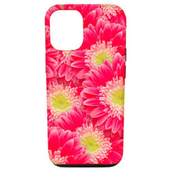TAYEGU Daisies Flowers Floral iPhone 13 Pink Gerber Daisy Flower Floral Flowers Daisies Gerbera Case