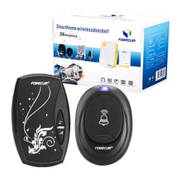 Juuka Wireless Doorbell for Home Waterproof Doorbell Wireless 328ft Range Doorbell for Store/Business/Office Wireless Door Open Chime with 36 Ringtones & 4 Volume Levels