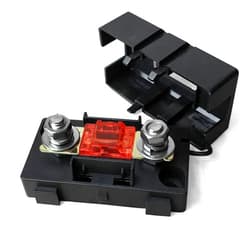 MGI SpeedWare Mini-ANL/MIDI Inline Fuse Holder with Cover and Bolt-Down Studs (50A Fuse)