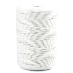 jijAcraft Butchers Twine 656 Feet, 2mm White Twine String, Food Safe Natural Cotton String Kitchen Cooking Twine String Bakers Twine for Meat Trussing, Sausage, Turkey, Food Prep