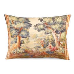 Wreioau Antique French Pastoral Tapestry Throw Pillow Case Rectangle Lumbar Decorative Pillow Cover Home Decor for Living Room Sofa Car Cozy Cushion Cover 12
