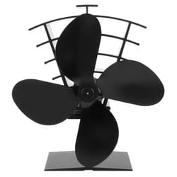 YOUTHINK Heat, Fireplace Fan 4 Leaves Heat Powered Distribution for Wood Log
