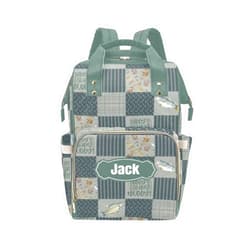 Noverbibi Custom Diaper Bag for baby Customized Fishing Baby Bag Personalized Nursing Bags with Name Custom Name Mommy Daypack Bag Tote Bag Gifts