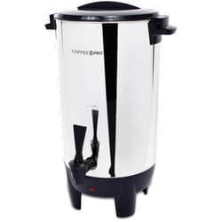 Coffee Pro CP30 30 Cup Urn, w/ Filter Basket, 10-Inch x10-Inch x15-Inch , 3 Prong, STST