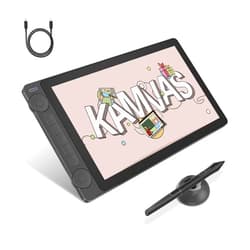HUION Kamvas 13 (Gen 3) Black Drawing Tablet with Screen with HUION USB-C to USB-C Cable