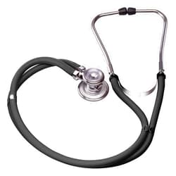 Novamedic Dual Head Sprague Rappaport Stethoscope, Black, 30-inch First Aid Stethoscope for Nurses, Doctors, ETMs, Nursing Homes, Cardiac Diagnostic, Cardiology and Medical Supplies Kit