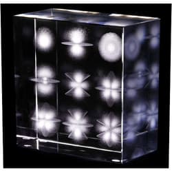 Bathsheba Sculpture Atomic Orbitals Laser Etched Crystal