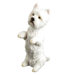 Veronese Design West Highland White Terrier Sitting Up Puppy Dog - Figurine Miniature 4.25