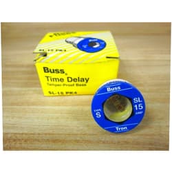 Bussmann SL-15 Time Delay Buss Fuse SL15 (Pack of 4)