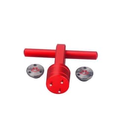 DAZUZ Golf 3-Prong Wrench Tool with Weights Screws for Taylormade TP Collection & Spider Mini Putter (Red)