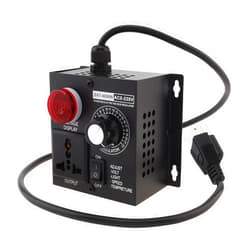 DiGiYes AC Motor Speed Controller Fit for Fan Electric Motor Router Rheostat, SCR Voltage Controller 110V 220V 18A 4000W Max