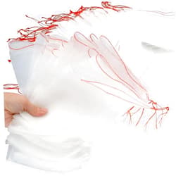 Brave Tour 50 Pcs Garden Plants Netting Protect Bag,Sturdy Reusable Netting Bug Insect Bird Nylon Net Barrier Bag with Drawstring for Protecting Plant Flowerfor Protecting Fruits Plants(12x8 in)