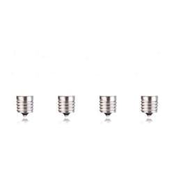 YMZM (PACK OF 4)BR14 R14 E17 LED Bulb, 3W (30W equivalent), 3000K (Warm White), CRI 85+, Wide Flood Light Bulb for Ceiling fan, 120° Beam Angle, Not-Dimmable
