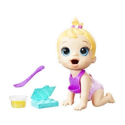 Baby Alive Lil Snacks Doll, Eats and Poops, 8-Inch Blonde-Haired Snack-Themed Doll for Kids 3 and Up