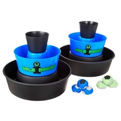 BULZiBUCKET Game by Water Sports - Beach, Tailgate, Camping, Yard, and Pool Games- Indoor/Outdoor Kids Toys - Pool Accessories Perfect for Family Game Night (Blue/Black)