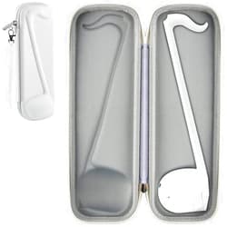 Casmilee Case Compatible with Otamatone [English Edition] Japanese Electronic Musical Instrument Portable Synthesizer, Instrumental Music Toy Storage Holder for Otamatone Regular Size (Box Only) (White)