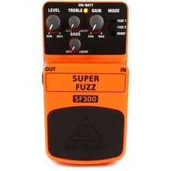 Behringer Super Fuzz SF300 3-Mode Distortion Effects Pedal