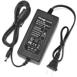 Facmogu 60W 12V 5A AC/DC Power Adapter, 100-240V AC to DC 12V 5A Power Suppy, 12 Volts 5 Amps AC DC Table Top Adapter, 60 Watts 12V 5A Switching Power Adaptor Converter, 5.5x2.5mm & 5.5x2.1mm DC Plug