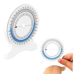 QSTNXB Bubble Inclinometer, Accurate Measurement Physical Therapy Inclinometer, Leak Free Good Sealing Professional Read Range of Motion Test, for Students Professionals