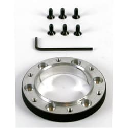 Personal Nardi-Personal Conversion Spacer Adapter - Black - Fits 6 Hole Hub Adapter (Boss) Kits with a 70mm Bolt Pattern and 6 Hole Steering Wheels with a 74mm Bolt Pattern - Part # 4300.00.0002