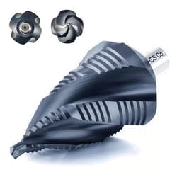 ZELCAN 19 Sizes M35 Step Drill Bit, 3/16