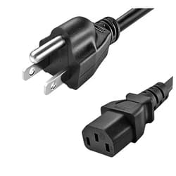 GizMac 5ft 3-Pin AC in Power Cord Cable Replacement for Soundcraft FX16II MFXI8 LX7II-16 GB2R MFXI12 MFXi 20 Professional Analog Console Effects Mixer