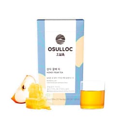 OSULLOC Honey Pear Tea (Sweet Pear & Honey Flavor), Fruit tea Blend, Premium Teabags from Jeju Island, 20 count, 1.06 oz, 30g