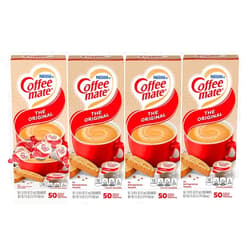 Nestle Coffee Mate Coffee Creamer, Original, Liquid Creamer Singles, Non Dairy, No Refrigeration, Box of 50 Singles (Pack of 4)
