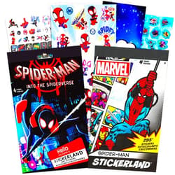 Marvel Shop Spiderman Jumbo Sticker Set - Bundle with 300+ Marvel Avengers Into The Spider-Verse Stickers | Spidey Scrapbooking Party Supplies
