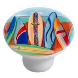 Carolina Hardware and Decor 1848 Surfboards Ceramic Cabinet Drawer Knob