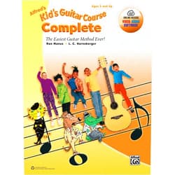 Ron Manus,L. C. Harnsberger Alfred's Kid's Guitar Course Complete: The Easiest Guitar Method Ever!, Book & Online Video/Audio/Software