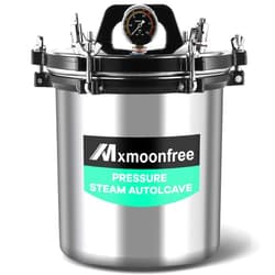 Mxmoonfree 19 Quart Autoclave, High Pressure Steam Autoclave for Lab Culture Medium, Jar Canning and Mushroom Cultivation 110V
