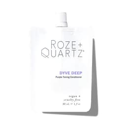 Roze + Quartz® Dyve Deep Conditioner • Purple Toning Conditioner for Blonde, Silver/Gray + Highlighted Hair (1oz)