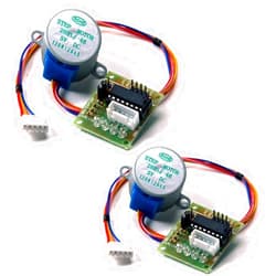 KOOKYE 2 x 28BYJ-48 DC 5V Stepper Motor + ULN2003 Driver Test Module Board for Arduino Raspberry Pi