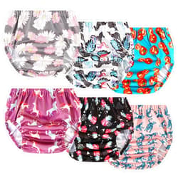 Joyo roy Joyoroy Diaper Covers for Girls - Potty Training Rubber Pants - Toddler Plastic Underwear - 3t