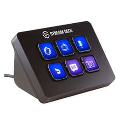 Corsair Elgato Stream Deck Mini - Live Content Creation Controller with 6 Customizable LCD Keys, for Windows 10 and macOS 10.11 or Later (Renewed)
