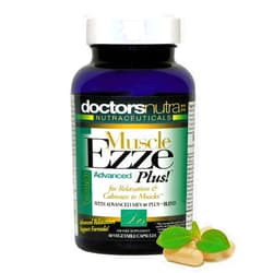 Doctors Nutra Nutraceuticals Muscle Ezze Plus - Day or Night Use Natural Relaxant - Gluten-Free - 60 Veg. Capsules