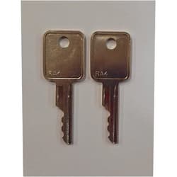 Generic 2 Weather Guard Code Cut to K001 - K100 Truck Tool Box Keys WeatherGuard Toolbox (K075), B04, Silver