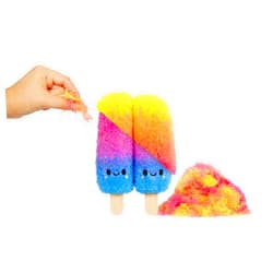 Fluffie Stuffiez Ice Pops Small Collectible Feature Plush - Surprise Reveal Unboxing Huggable Tactile Play Fidget DIY Ultra Soft Fluff