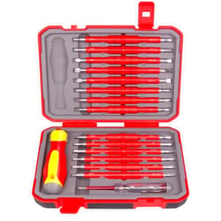 MASJENBU 1000V Insulated Electrician Screwdriver Set, 29-pieces Screw Driver Set Kit, CR-V Magnetic Screwdriver Tool Set, Professional Electrician Tools Phillips Slotted Torx Hex Square with Voltage Tester