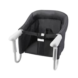 PandaEar Hook On High Chair| Baby Portable High Chair for Travel| Table High Chair Clip On Baby Eating Chair Booster Seat for Dining Black