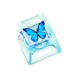 Altriapendragon Colorful Butterfly Resin Keycap for Mechanical Keyboards OEM Profile Long Typing Comfort Handcrafted Resin Keycaps